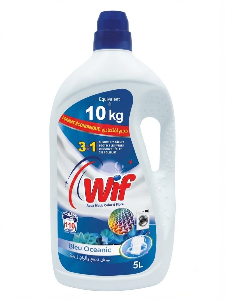 WIF Lessive 5L Bleu Oceanic